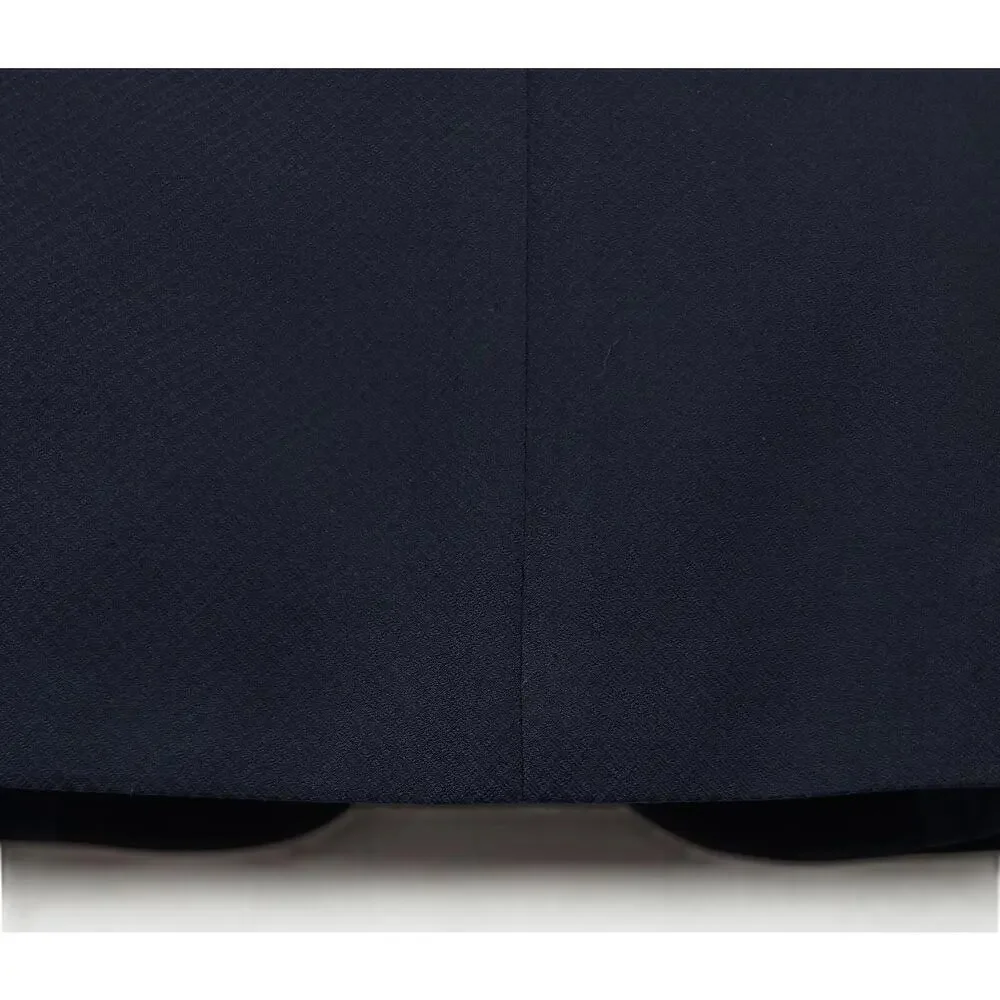 Alfani Men's Slim-Fit Stretch 2-Piece Tuxedo Diamond Grid Navy 38R 30x30 NWT - Picture 5 of 9